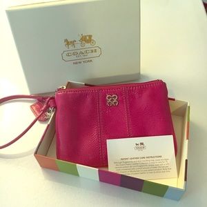 Coach wristlet with original box